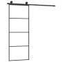 Sliding door with ESG aluminum glass hardware set 76x205 cm by vidaXL, Doors for the home - Ref: Foro24-3152145, Price: 211,1...