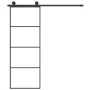 Schiebetür mit ESG-Aluminium-Glasbeschlagsatz 76x205 cm von vidaXL, Türen für zu Hause - Ref: Foro24-3152145, Preis: 211,18 €...