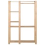 Perchero de ropa de madera maciza de pino 110x38x170 cm de vidaXL, Organizadores de vestidores y perchas de barra - Ref: Foro...