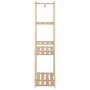 Perchero de ropa de madera maciza de pino 110x38x170 cm de vidaXL, Organizadores de vestidores y perchas de barra - Ref: Foro...