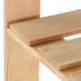 Perchero de ropa de madera maciza de pino 110x38x170 cm de vidaXL, Organizadores de vestidores y perchas de barra - Ref: Foro...