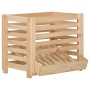 Caja para patatas madera maciza de pino 60x40x50 cm de vidaXL, Cestas para almacenaje - Ref: Foro24-327328, Precio: 63,53 €, ...