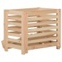 Caja para patatas madera maciza de pino 60x40x50 cm de vidaXL, Cestas para almacenaje - Ref: Foro24-327328, Precio: 63,53 €, ...
