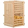 Caja para patatas madera maciza de pino 50x50x80 cm de vidaXL, Cestas para almacenaje - Ref: Foro24-327329, Precio: 87,16 €, ...