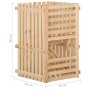 Caja para patatas madera maciza de pino 50x50x80 cm de vidaXL, Cestas para almacenaje - Ref: Foro24-327329, Precio: 87,16 €, ...