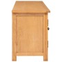 Mueble para el televisor madera maciza de roble 110x35x44 cm de vidaXL, Muebles TV - Ref: Foro24-327434, Precio: 163,35 €, De...