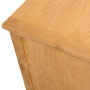 Mueble para el televisor madera maciza de roble 110x35x44 cm de vidaXL, Muebles TV - Ref: Foro24-327434, Precio: 163,35 €, De...