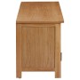 Mueble para TV madera maciza de roble 110x35x44 cm de vidaXL, Muebles TV - Ref: Foro24-327435, Precio: 167,55 €, Descuento: %