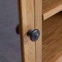 Mueble para TV madera maciza de roble 110x35x44 cm de vidaXL, Muebles TV - Ref: Foro24-327435, Precio: 167,55 €, Descuento: %
