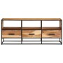 Mueble para la TV madera maciza de acacia 110x30x45 cm de vidaXL, Muebles TV - Ref: Foro24-327448, Precio: 165,75 €, Descuent...