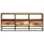 Mueble para la TV madera maciza de acacia 110x30x45 cm de vidaXL, Muebles TV - Ref: Foro24-327448, Precio: 162,99 €, Descuent...
