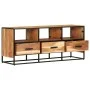 Mueble para la TV madera maciza de acacia 110x30x45 cm de vidaXL, Muebles TV - Ref: Foro24-327448, Precio: 162,99 €, Descuent...