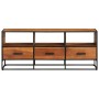 Mueble para la TV madera maciza de acacia 110x30x45 cm de vidaXL, Muebles TV - Ref: Foro24-327450, Precio: 164,85 €, Descuent...