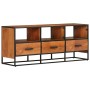 Mueble para la TV madera maciza de acacia 110x30x45 cm de vidaXL, Muebles TV - Ref: Foro24-327450, Precio: 164,85 €, Descuent...