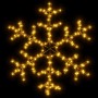 Figura de Navidad de copo de nieve con LED 2 piezas 59x59 cm de vidaXL, Luces de Navidad - Ref: Foro24-3154291, Precio: 75,92...