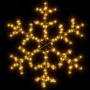 Figura de Navidad de copo de nieve con LED 2 piezas 59x59 cm de vidaXL, Luces de Navidad - Ref: Foro24-3154291, Precio: 74,52...