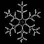 Figura de Navidad de copo de nieve con LED 2 piezas 59x59 cm de vidaXL, Luces de Navidad - Ref: Foro24-3154291, Precio: 75,92...