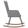 Silla mecedora de tela gris oscuro de vidaXL, Mecedoras - Ref: Foro24-327612, Precio: 105,10 €, Descuento: %