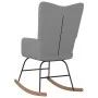 Silla mecedora de tela gris oscuro de vidaXL, Mecedoras - Ref: Foro24-327612, Precio: 105,10 €, Descuento: %