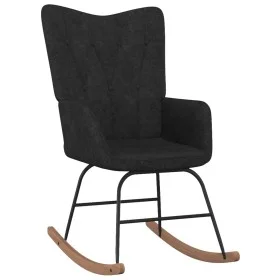Black fabric rocking chair by vidaXL, Rocking chairs - Ref: Foro24-327617, Price: 117,47 €, Discount: %