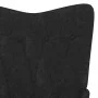 Silla mecedora de tela negra de vidaXL, Mecedoras - Ref: Foro24-327617, Precio: 117,47 €, Descuento: %
