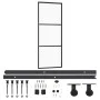 Sliding door with ESG glass and aluminum hardware 76x205 cm by vidaXL, Doors - Ref: Foro24-3081938, Price: 210,95 €, Discount: %