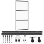 Schiebetür mit ESG-Glas und Aluminiumbeschlägen 90x205 cm von vidaXL, Türen - Ref: Foro24-3081940, Preis: 241,93 €, Rabatt: %