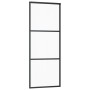 Puerta corredera con herrajes ESG vidrio y aluminio 76x205 cm de vidaXL, Puertas - Ref: Foro24-3081938, Precio: 201,40 €, Des...