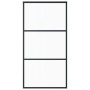 Puerta corredera con herrajes ESG vidrio y aluminio 102x205 cm de vidaXL, Puertas - Ref: Foro24-3081942, Precio: 247,92 €, De...