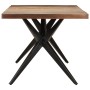 Mesa de comedor de madera maciza reciclada 200x90x76 cm de vidaXL, Mesas de cocina y de comedor - Ref: Foro24-323573, Precio:...