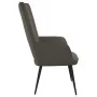 Sillón de relax de terciopelo gris oscuro de vidaXL, Sillones - Ref: Foro24-327678, Precio: 104,41 €, Descuento: %