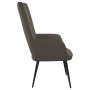 Sillón de relax de terciopelo gris oscuro de vidaXL, Sillones - Ref: Foro24-327678, Precio: 90,07 €, Descuento: %