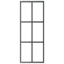 Puerta corredera con herrajes ESG vidrio y aluminio 76x205 cm de vidaXL, Puertas - Ref: Foro24-3081944, Precio: 225,01 €, Des...