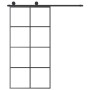 Puerta corredera set herrajes vidrio ESG aluminio 102,5x205 cm de vidaXL, Puertas para el hogar - Ref: Foro24-3152143, Precio...