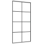Puerta corredera set herrajes vidrio ESG aluminio 102,5x205 cm de vidaXL, Puertas para el hogar - Ref: Foro24-3152143, Precio...