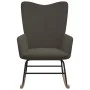 Silla mecedora de terciopelo gris oscuro de vidaXL, Mecedoras - Ref: Foro24-327744, Precio: 125,72 €, Descuento: %