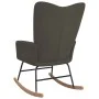 Silla mecedora de terciopelo gris oscuro de vidaXL, Mecedoras - Ref: Foro24-327744, Precio: 125,72 €, Descuento: %