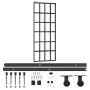 Puerta corredera con herrajes ESG vidrio y aluminio 76x205 cm de vidaXL, Puertas - Ref: Foro24-3081962, Precio: 194,12 €, Des...