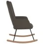 Silla mecedora de terciopelo gris oscuro de vidaXL, Mecedoras - Ref: Foro24-327744, Precio: 125,72 €, Descuento: %