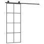 Schiebetür mit ESG-Aluminium-Glasbeschlagsatz 76x205 cm von vidaXL, Türen für zu Hause - Ref: Foro24-3152139, Preis: 249,93 €...