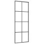 Schiebetür mit ESG-Aluminium-Glasbeschlagsatz 76x205 cm von vidaXL, Türen für zu Hause - Ref: Foro24-3152139, Preis: 249,93 €...
