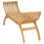 Banco de jardín madera maciza de teca 126 cm de vidaXL, Bancos de jardín - Ref: Foro24-316150, Precio: 135,13 €, Descuento: %