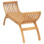 Banco de jardín madera maciza de teca 126 cm de vidaXL, Bancos de jardín - Ref: Foro24-316150, Precio: 132,92 €, Descuento: %