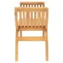 Banco de jardín madera maciza de teca 126 cm de vidaXL, Bancos de jardín - Ref: Foro24-316150, Precio: 135,13 €, Descuento: %