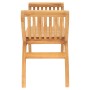 Banco de jardín madera maciza de teca 126 cm de vidaXL, Bancos de jardín - Ref: Foro24-316150, Precio: 132,92 €, Descuento: %