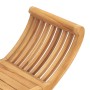 Banco de jardín madera maciza de teca 126 cm de vidaXL, Bancos de jardín - Ref: Foro24-316150, Precio: 132,92 €, Descuento: %