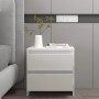 Mesita de noche madera contrachapada blanco 45x34,5x44,5 cm de vidaXL, Mesitas de noche - Ref: Foro24-809845, Precio: 41,58 €...