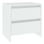 Mesita de noche madera contrachapada blanco 45x34,5x44,5 cm de vidaXL, Mesitas de noche - Ref: Foro24-809845, Precio: 41,58 €...