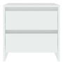 Mesita de noche madera contrachapada blanco 45x34,5x44,5 cm de vidaXL, Mesitas de noche - Ref: Foro24-809845, Precio: 41,58 €...