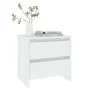 Mesita de noche madera contrachapada blanco 45x34,5x44,5 cm de vidaXL, Mesitas de noche - Ref: Foro24-809845, Precio: 42,62 €...